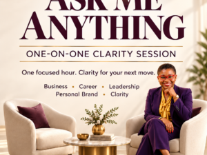 ASK ME ANYTHING ONE - ON - ONE CLARITY SESSION